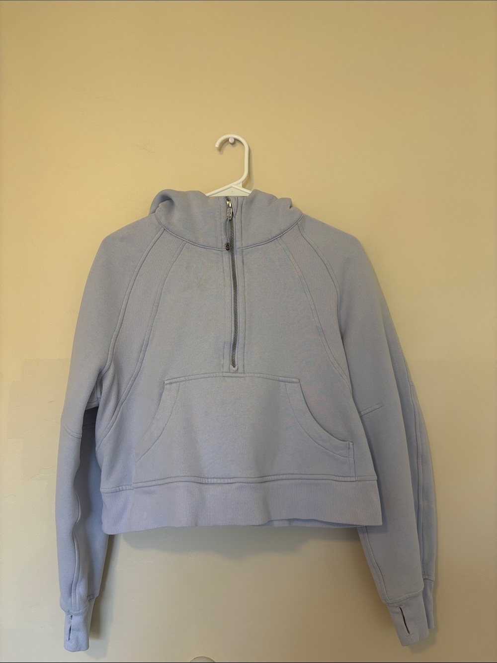 Lululemon Scuba Oversized Half-Zip Hoodie XS/S light purple Cropped sweatshirt